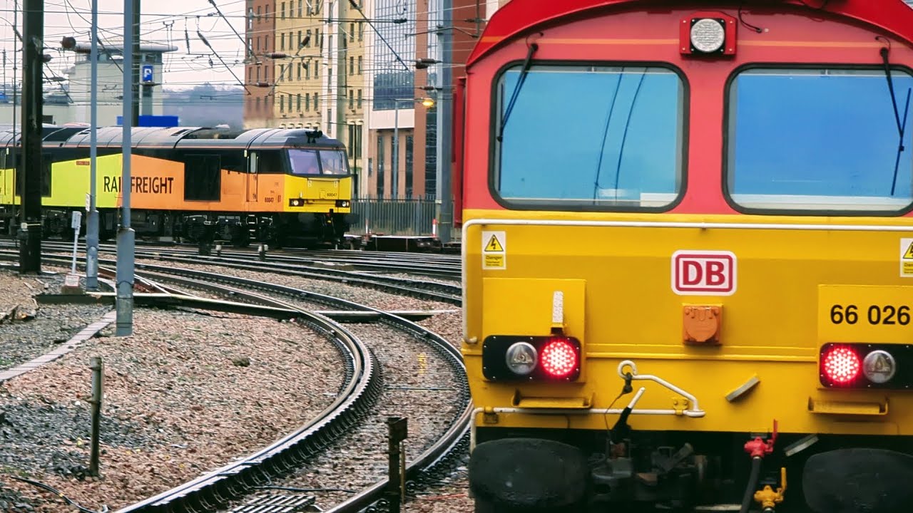 Tommy's Trains - Newcastle Central Station featuring 6 Freight Trains!!!!!