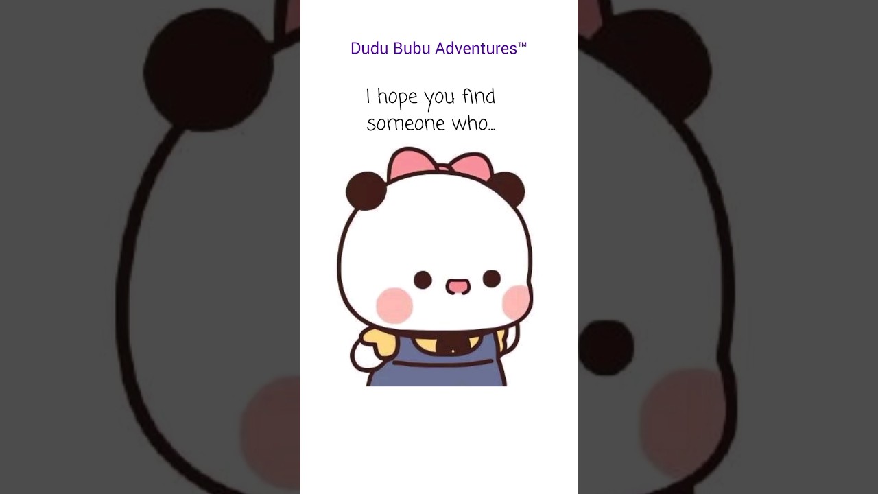 You deserve someone as awesome as YOU ❤️? #shorts #bubududulove 