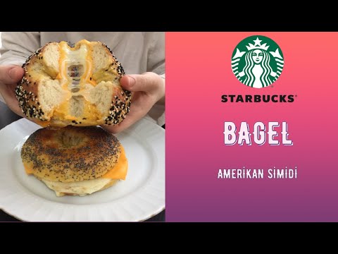 STARBUCKS BAGEL / Amerikan Simidi Nasıl Yapılır ?