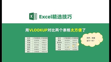 快速核对两个表格，使用VLOOKUP实在太方便啦！