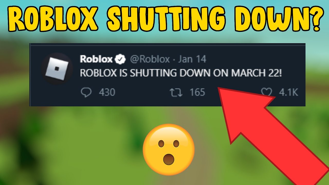 Roblox Is Not Shutting Down March 22 Youtube - roblox shutting down march