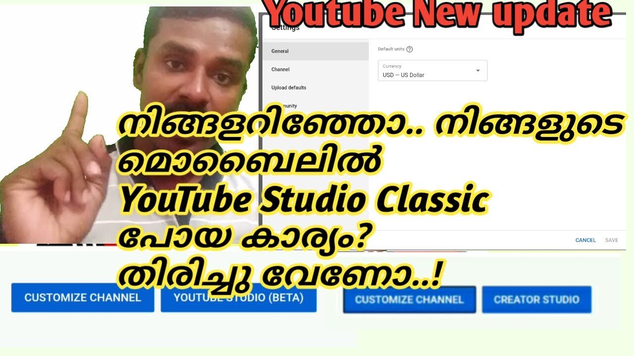 How to Change YouTube Studio (Beta) to Creator Studio Classic /YouTube ...