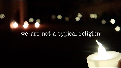 we are not a "typical" religion- Unitarian Universalism