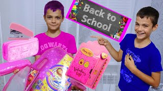 РОЗОВАЯ…..КАНЦЕЛЯРИЯ для БРАТА)))  BACK to SCHOOL./PINK…..OFFICE FOR BROTHER))) BACK to SCHOOL.