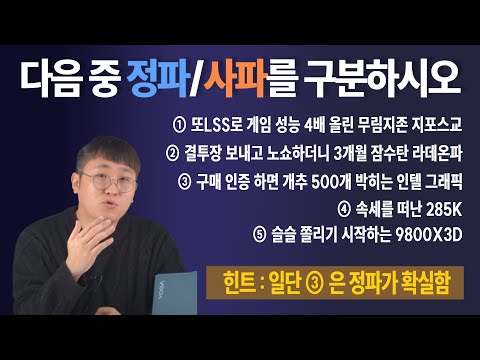 소비자들을 위한 정파는 누구인가 지포스? 라데온? 인텔? 라이젠? 그리고 [월간 다나와 2025년 1월호]
