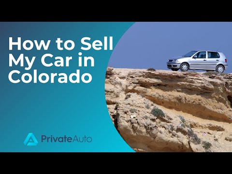 How To Write A Bill Of Sale For A Car In Colorado