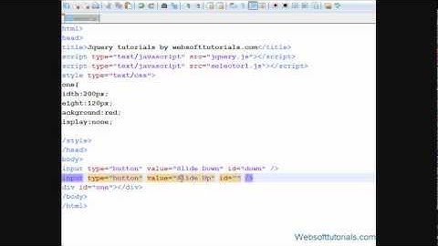 jquery tutorials in hindi / urdu - 36 - jquery slideUp