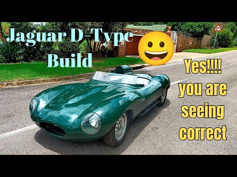 Jaguar d type goes on it's first maiden drive! Spoiler alert