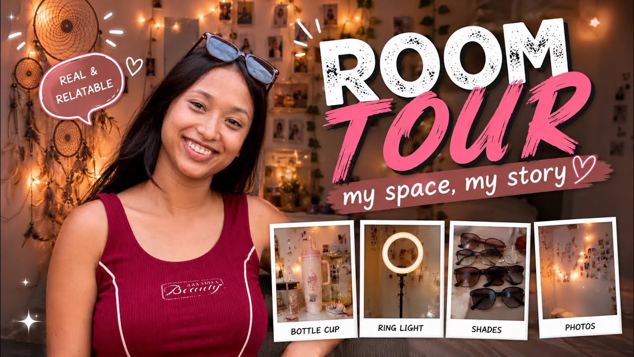 Room Tour Vlog | A Simple Room Filled With Memories, Photos & My Little Things | Nepali vlog