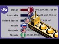 The countries that export the most liquefied natural gas lng in the world