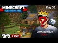 Minecraft Survival Day 32 😱 Finally BIG PROGRESS! 🔥 Hindi Gameplay Live❤️ #minecraft #minecraftlive