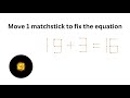 MATCHSTICKS PUZZLE # 140 || Puzzle Game