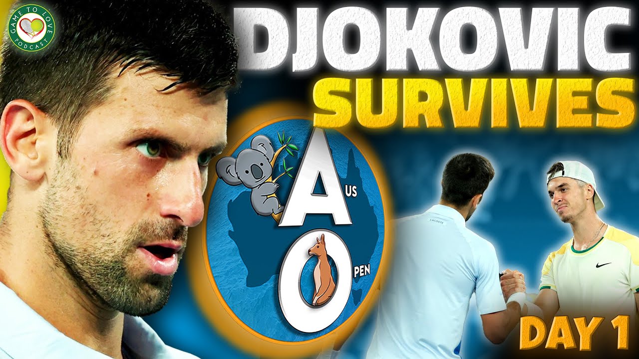 djokovic-survives-rd1-australian-open-2024-day-1-highlights-gtl