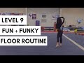 Fun  funky gymnastics floor routine  taylor krippner