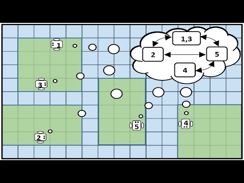 Distributed Algo. for Mapping the Graphical Struct. of Complex Envs. w/ a Swarm of Robots (ICRA2017)