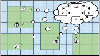 Distributed Algo. for Mapping the Graphical Struct. of Complex Envs. w/ a Swarm of Robots (ICRA2017)