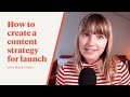 How to Create a Content Strategy for a Launch with Maya Elious