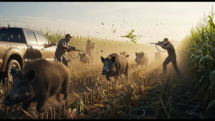 How Farmers and Hunters Fight Millions of Wild Boars Destroying Corn Fields