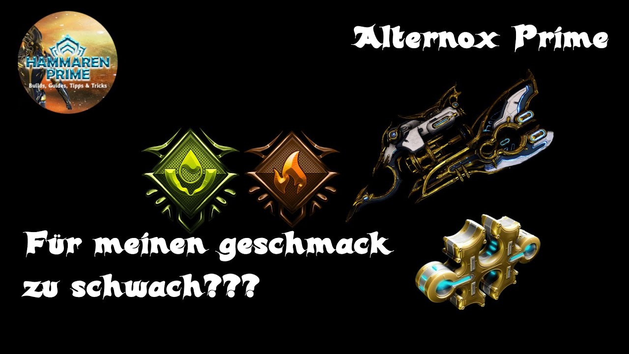 Warframe Alternox Prime Build 2025/2026 [Deutsch] - YouTube
