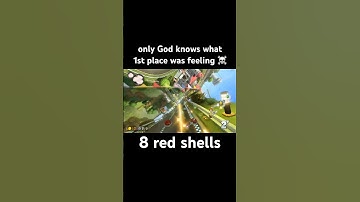8 red shells in a row #mario #mariokart #mk8dx #nintendo