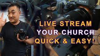 How to Live Stream your church service! (EASY!)