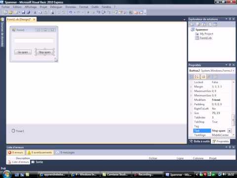 tuto spam en vb 2010