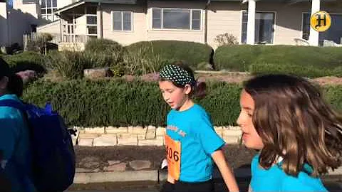 A run in the sun Saturday for two Bay View Academy students at the Just Run by the Bay 3k in Pacific