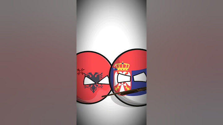 Wieczni wrogowie | Serbia kontra Albania #countryballs #kraj #serbia #albania #europa #bałkany