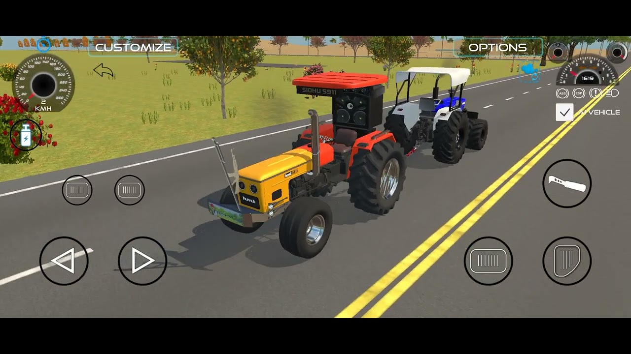 Tractor Tochan HMT Vs Farmtrac 😱😈 Tractor Tochan Game #tractortochan #gaming 