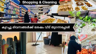 Back to routine//കുറച്ചു ദിവസങ്ങൾക്ക് ശേഷം വന്നപ്പോൾ ഇതാണ് അവസ്ഥ //shopping //cleaning //motivation