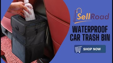 Waterproof Car Trash Bin by SellRoad