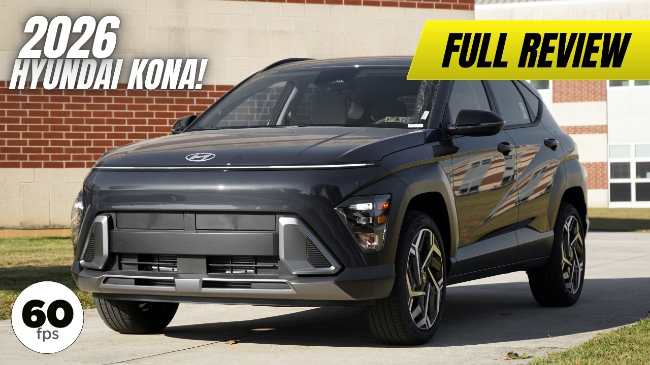 Обзор Hyundai Kona 2026 года | НОВЫЕ КОМПЛЕКТАЦИИ И БОЛЬШЕ СТАНДАРТНЫХ ФУНКЦИЙ!!!