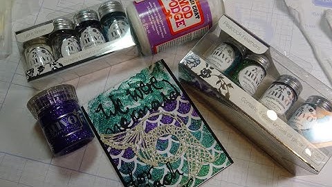 Free Form Friday: Nuvo Glimmer Paste & Making Your Own Glitter Paste! Sale Codes in Description Box!