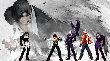 Yagevil vs Nao Rin, Seiren Boss, Boss Terry MF & Yagami black hole | KOF MUGEN