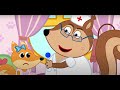 Fox Family Mommy Loves Baby. The Fox! Don't Feel Jealous - cartoon for kids #1242