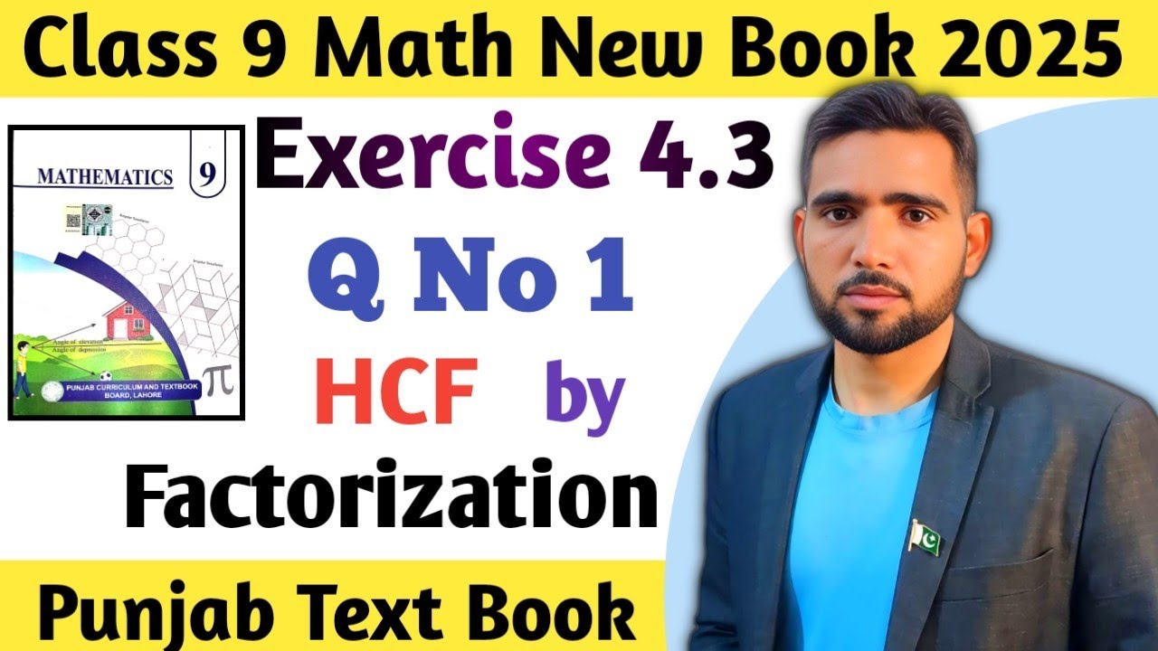 Exercise 4.3 Q No 1 Class 9 Math New Book 2025 | Class 9th Chapter 4 ...