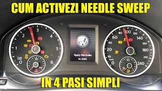 Cum activezi NEEDLE SWEEP (rotire completa ace ceasuri bord), Cluster Staging VW, Skoda, Audi, Seat screenshot 5