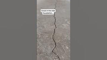 Crack in Slab Foundation…😬