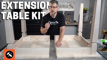 DIY Extension Dining Table | Table Skirt Assembly - Builder