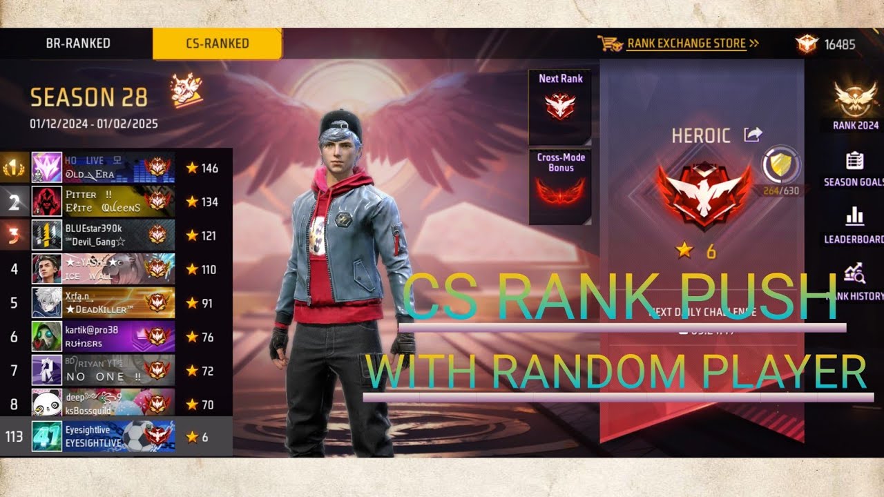 CS RANK PUSH WITH RANDOM PLAYERS 🥰🥰🥰🥰 // MY FIRST LONG VIDEO - YouTube