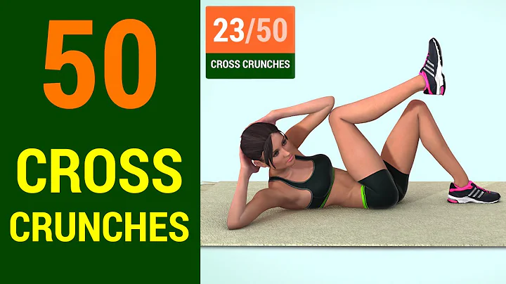 50 Cross Crunches Challenge [Abs and Oblique Home ...