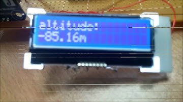 LCD/temperature/pressure/altitude/gyro