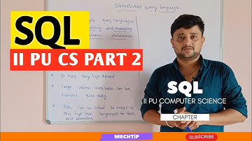 STRUCTURED QUERY LANGUAGE II PU PART 2