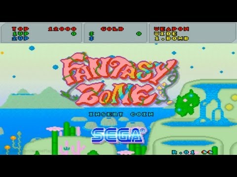 Fantasy Zone 1986 Sega Mame Retro Arcade Games
