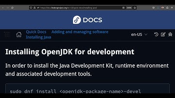 How to Install JDK for Development. Fedora, Nobara, and Redhat related.