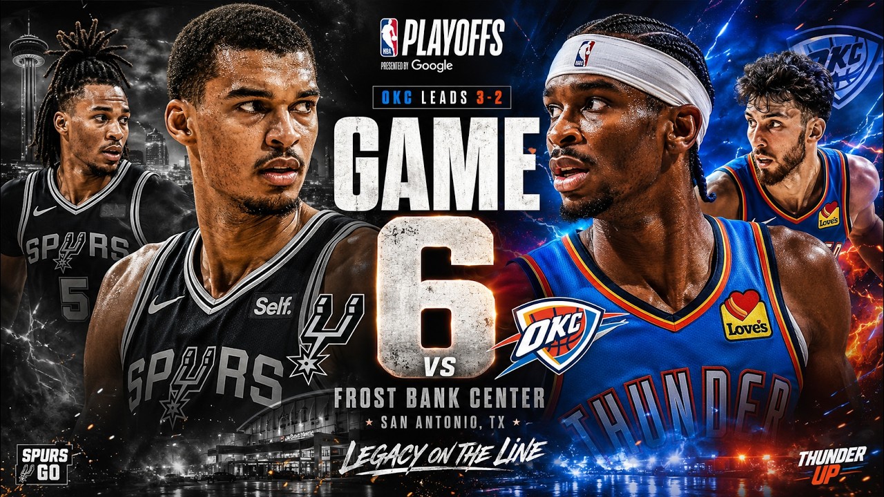 🔥Thunder vs Spurs · West Finals · Game 6 - NBA Playoffs 2026 · Full Game · NBA2K26