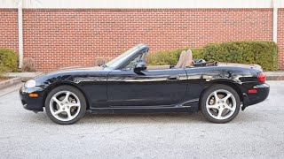 Player Profile 2001 Mazda MX-5 Miata LS 6-Speed:  walk-around & cold start 