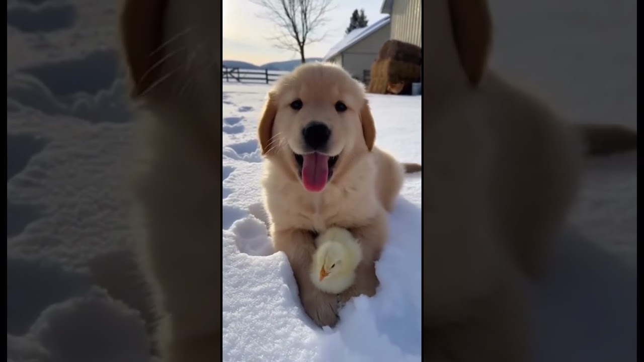 Dog and Tiny Kitten Become Best Friends 🐶🐱💛 
