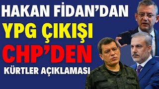 Hakan Fidandan Dsg Çıkışı, Chpden Kürtler Açıklaması