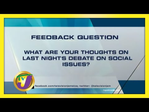 TVJ News: Feedback Question - August 26 2020